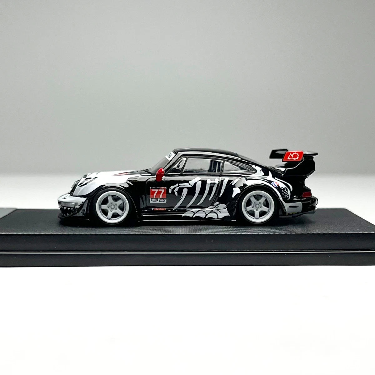 My Model Collect 1/64 RWB993 High Wing White Bone Dragon Limited Edition 999pcs With Acrylic Case & Mini Figure