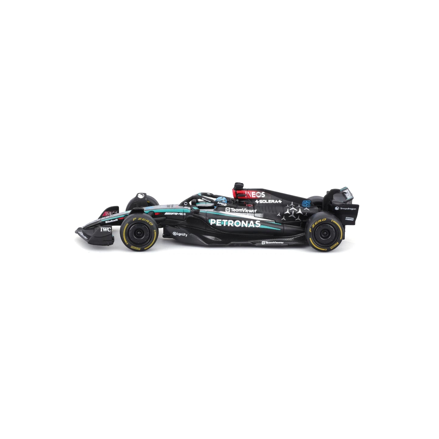 Bburago 1/43 Mercedes-AMG F1 W15 E Performance - George Russel With Acrylic Case