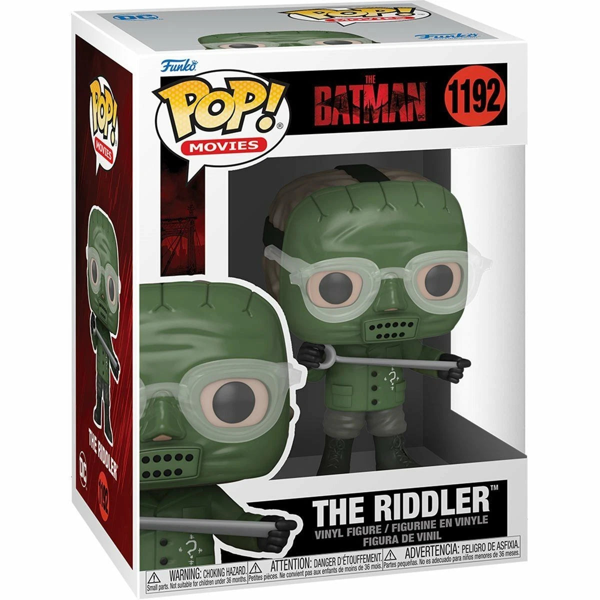 Funko Pop! Movies : The Batman - The Riddler #1192 With Soft Protector Case