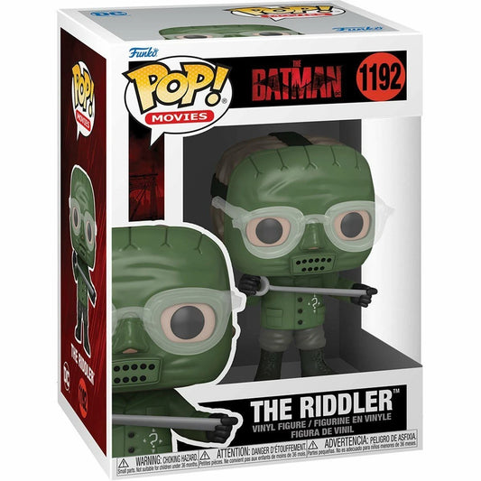 Funko Pop! Movies : The Batman - The Riddler #1192 With Soft Protector Case