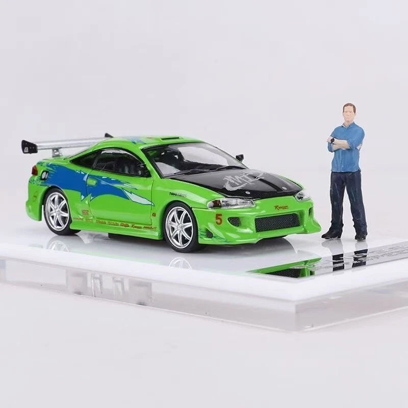 Fast & Speed 1:64 Mitsubishi Eclipse With Mini Figure & Acrylic Case
