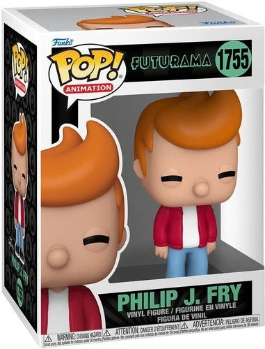 Funko Pop! Animation : Futurama - Philip J. Fry #1755 With Soft Protector Case