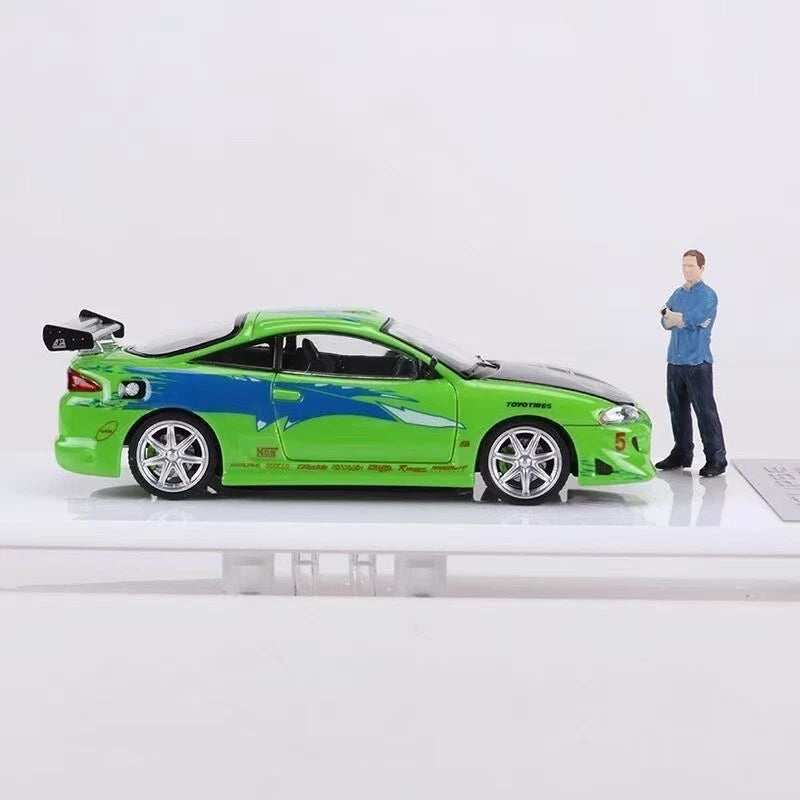 Fast & Speed 1:64 Mitsubishi Eclipse With Mini Figure & Acrylic Case