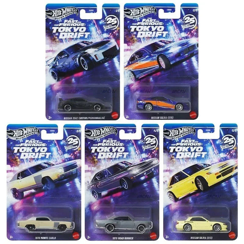 Hot Wheels The Fast And The Furious Tokyo Drift Set Of 5 [ Import ]