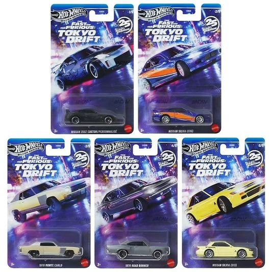 Hot Wheels The Fast And The Furious Tokyo Drift Set Of 5 [ Import ]