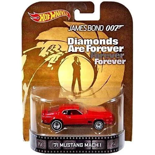 Hot Wheels James Bond 007 Diamonds Are Forever '71 Mustang Mach 1 Blister Pack [ Import ]