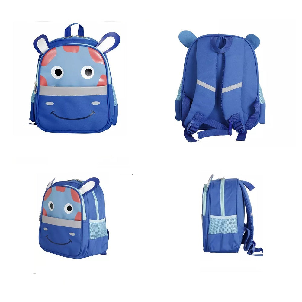 Flippi Smiley Waterproof Backpack for Toddlers & Kids, School Bags