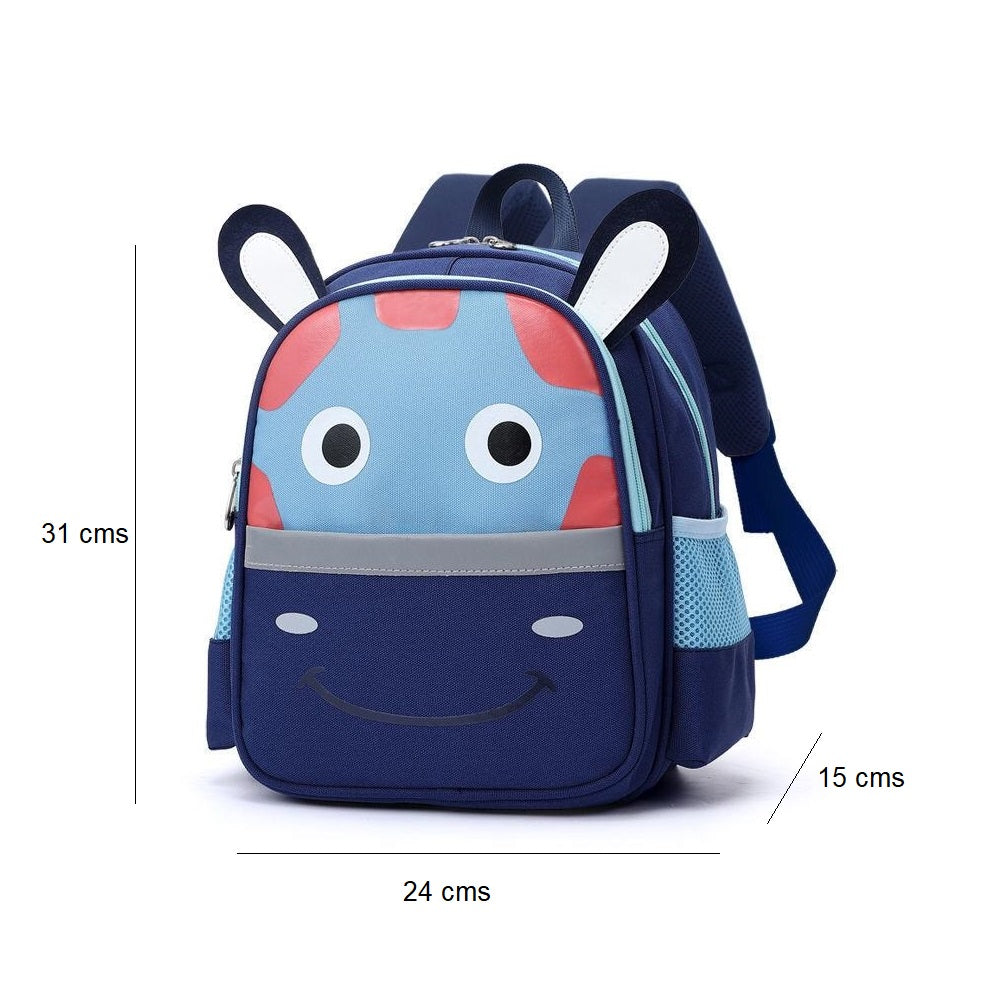 Flippi Smiley Waterproof Backpack for Toddlers & Kids, School Bags