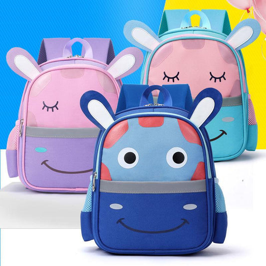 Flippi Smiley Waterproof Backpack for Toddlers & Kids, School Bags