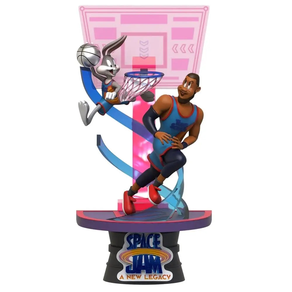 Beast Kingdom DS-069 Warner Bros. Space Jam A New Legacy: Bugs Bunny & Lebron James Diorama Stage D-Stage Figure Statue