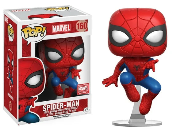 Funko Pop! Marvel : Spider- Man #160 With Soft Protector Case