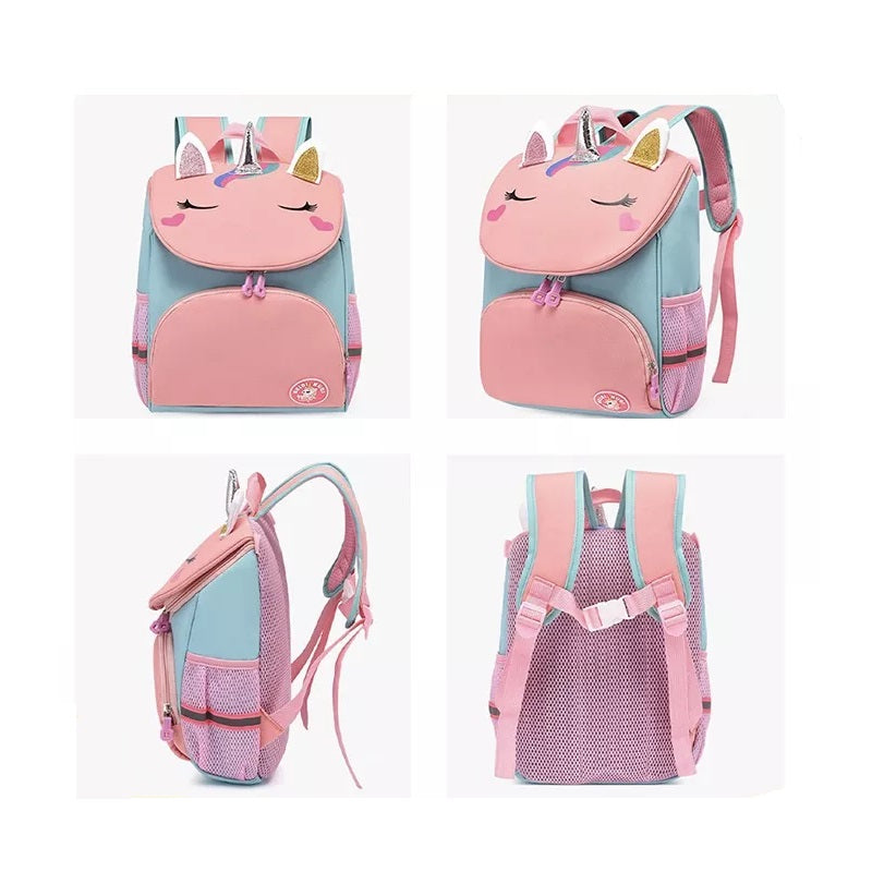 Flippi Unicorn 3D Waterproof Backpack for Toddlers & Kids Age 2-6 Years (School Bags)