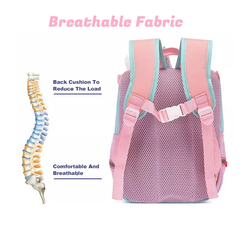 Flippi Unicorn 3D Waterproof Backpack for Toddlers & Kids Age 2-6 Years (School Bags)