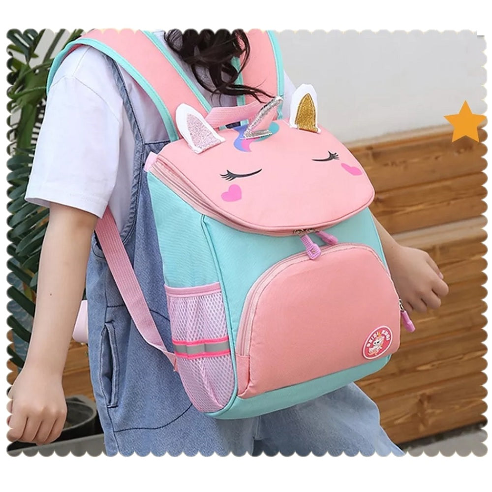 Flippi Unicorn 3D Waterproof Backpack for Toddlers & Kids Age 2-6 Years (School Bags)