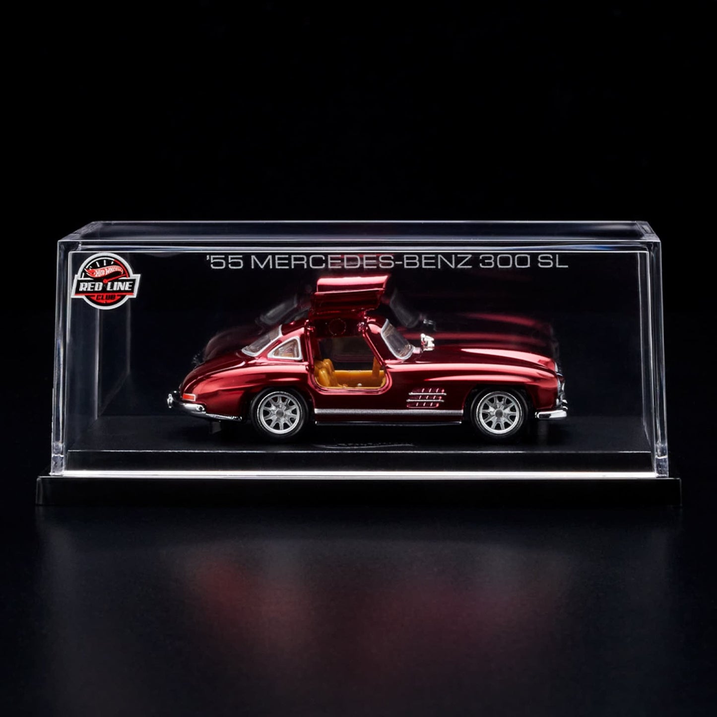 Hot Wheels '55 Mercedes-Benz 300 SL Red Line Club Exclusive With Acrylic Case