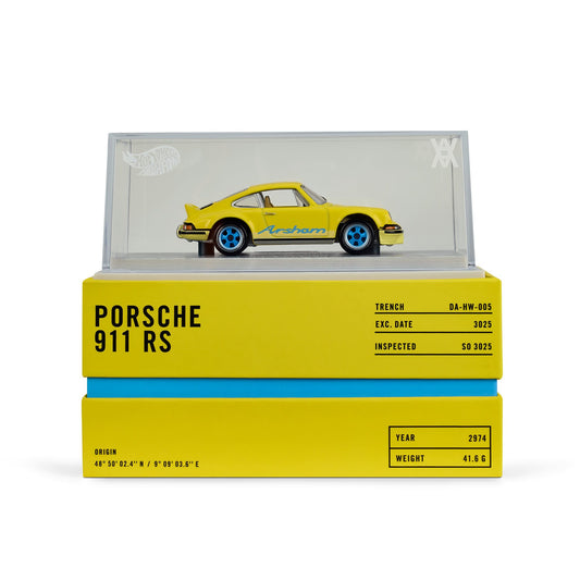 Hot Wheels X Daniel Arsham 1973 Porsche 911 RSA With Acrylic Case