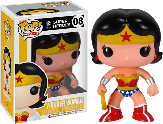 Funko Pop! Heroes : DC Super Heroes - Wonder Woman #08 With Soft Protector Case