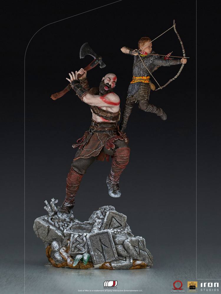 Iron Studios - BDS Art Scale 1/10 - God Of War - Kratos & Atreus