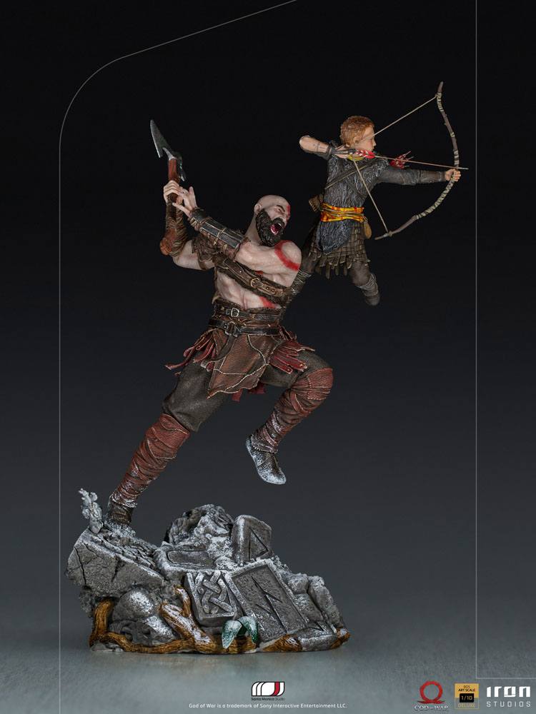 Iron Studios - BDS Art Scale 1/10 - God Of War - Kratos & Atreus
