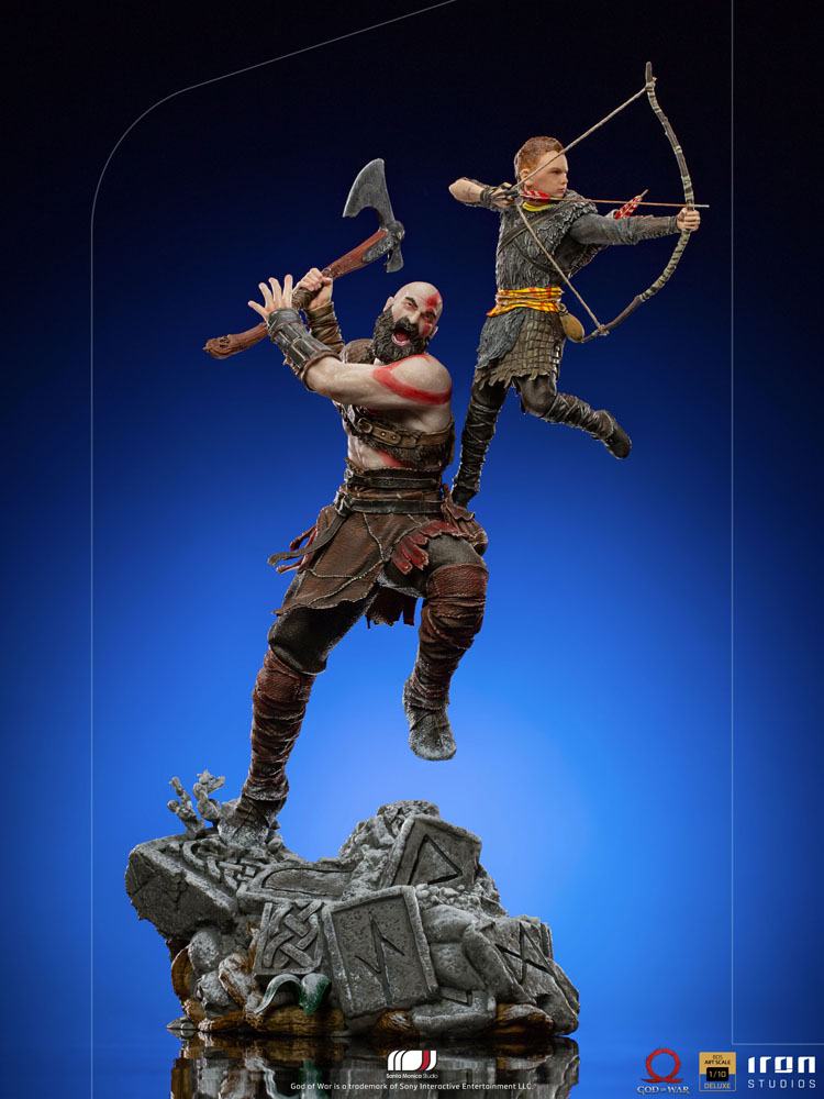 Iron Studios - BDS Art Scale 1/10 - God Of War - Kratos & Atreus