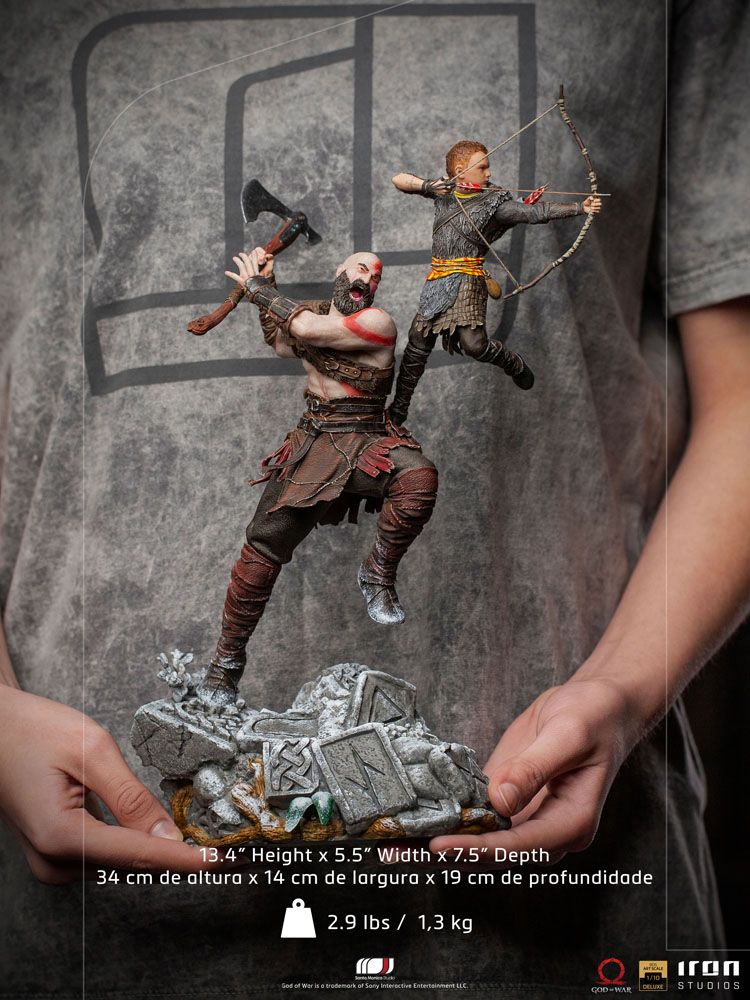 Iron Studios - BDS Art Scale 1/10 - God Of War - Kratos & Atreus