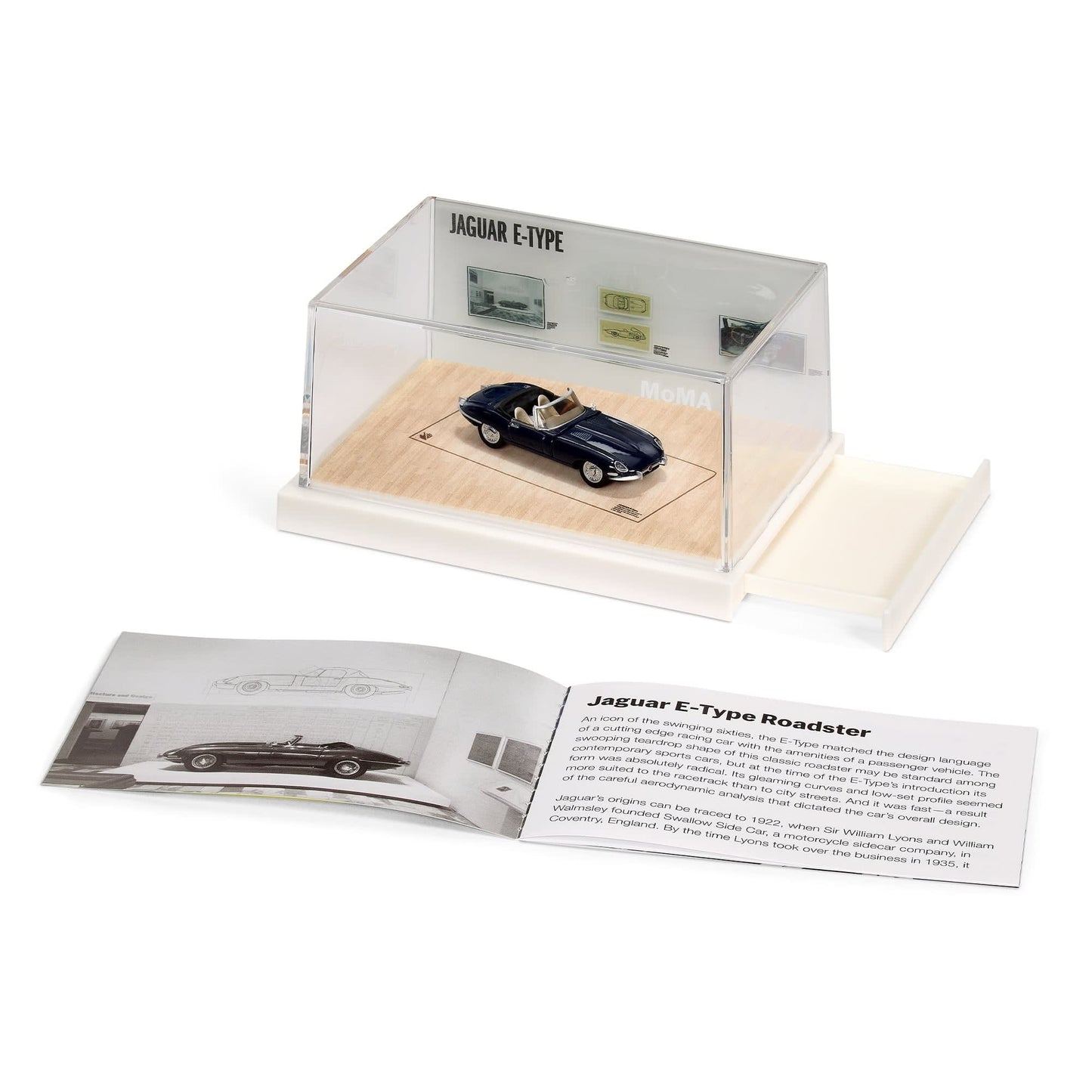 Hot Wheels X MoMa Jaguar E-Type Roadster With Acrylic Case